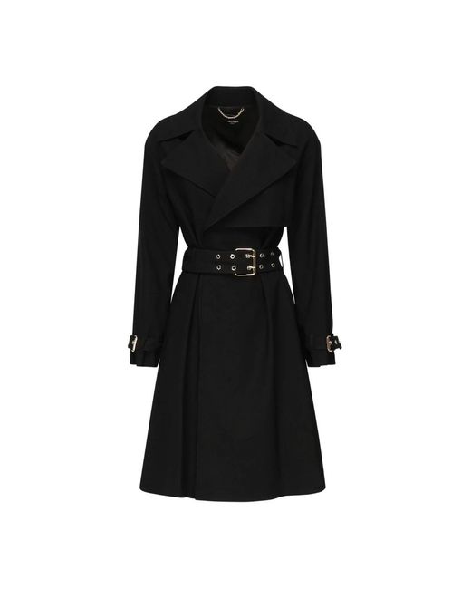 Guess Black Belted Coats