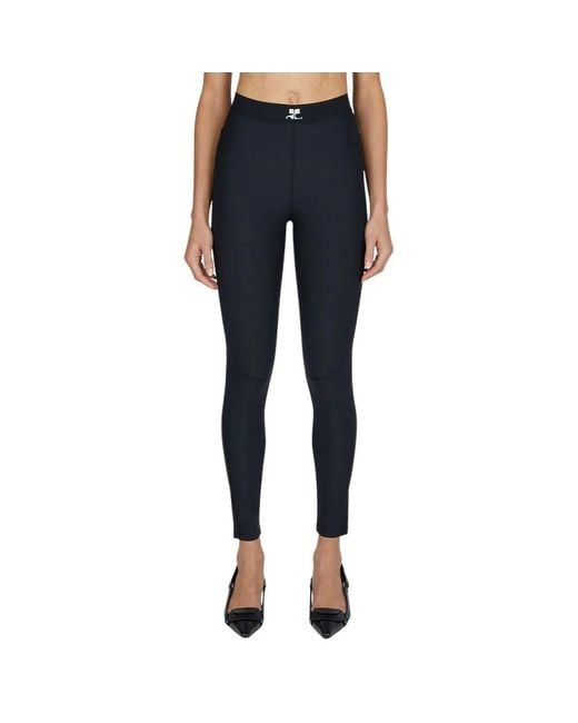Courreges Blue Leggings