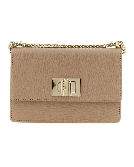 Furla Natural Cross Body Bags