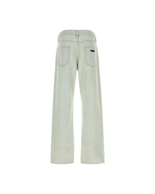 Fear Of God Green Wide Jeans for men