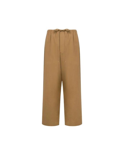 Moschino Natural Straight Trousers