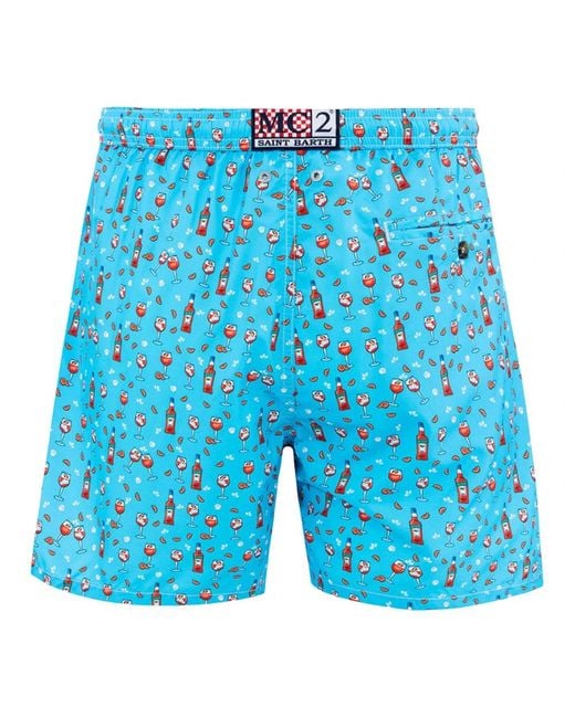 Mc2 Saint Barth Blue Beachwear for men