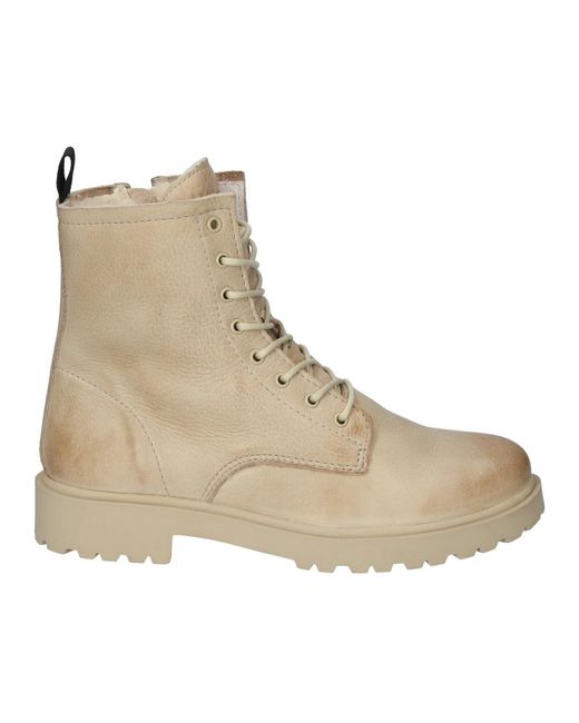 Lace-Up Boots di Blackstone in Natural