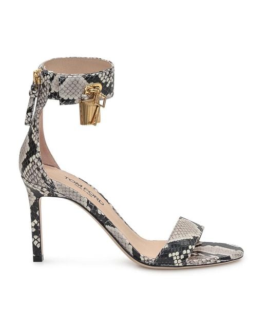 High Heel Sandals di Tom Ford in Metallic