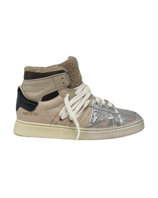 HIDNANDER Gray THE Cage Dual Polar Fleece Sneakers