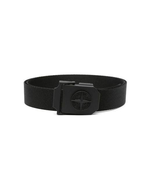 Stone Island Black Belts for men
