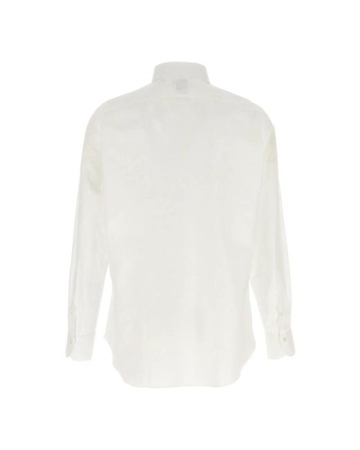 Finamore 1925 White Formal Shirts for men