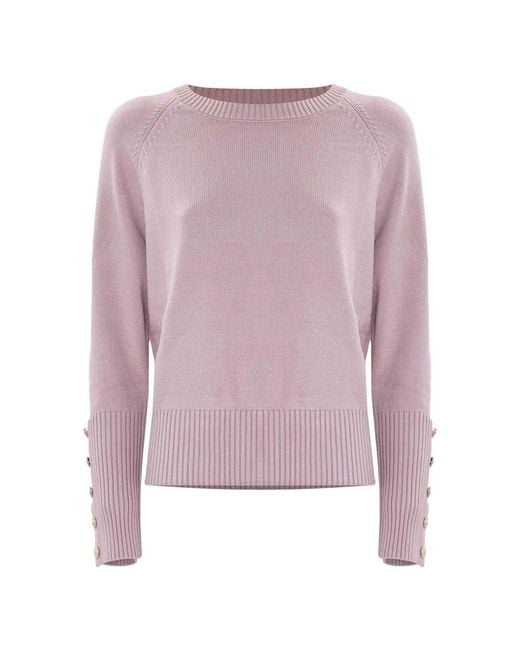 Kocca Round-Neck Knitwear in het Purple