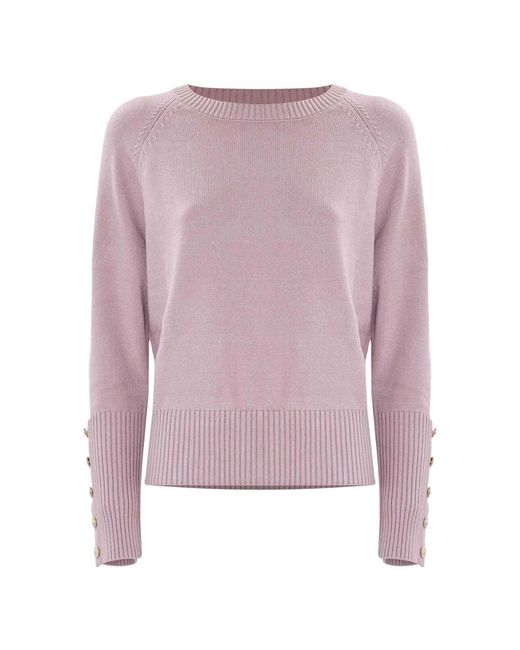 Kocca Round-Neck Knitwear in het Purple