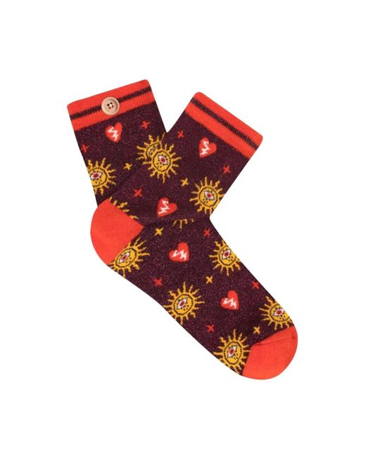 Socks Cabaïa de color Red
