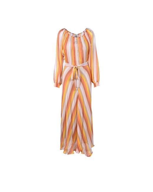 Attic And Barn Orange Maxi Dresses