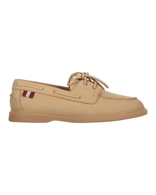 Bally Natural Boat Shoes