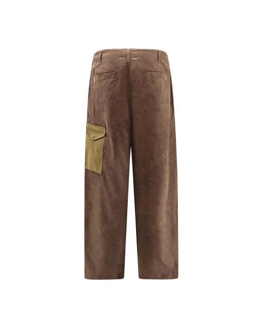C P Company Brown Wide Trousers for men