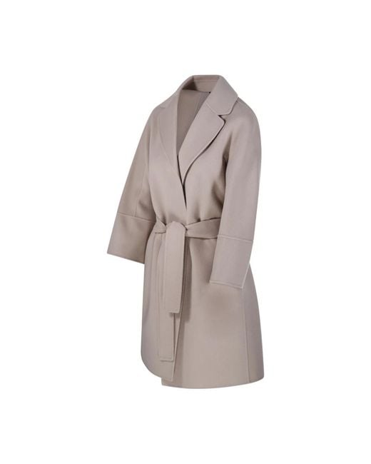 Max Mara Brown Belted Coats