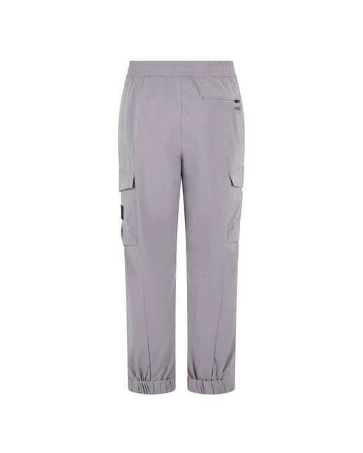 Boss Gray Straight Trousers for men