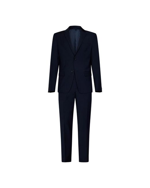 Calvin Klein Blue Single Breasted Suits for men