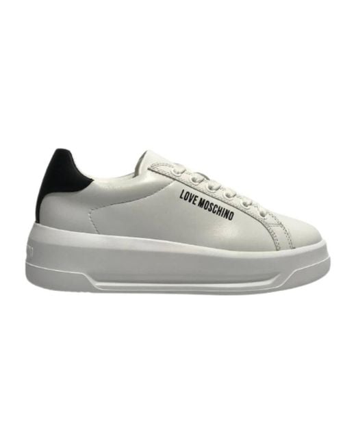 Love Moschino Gray Sneakers