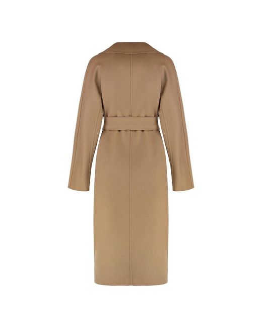 Max Mara Natural Belted Coats