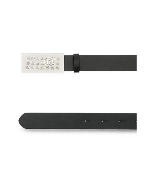 MM6 by Maison Margiela Black Belts