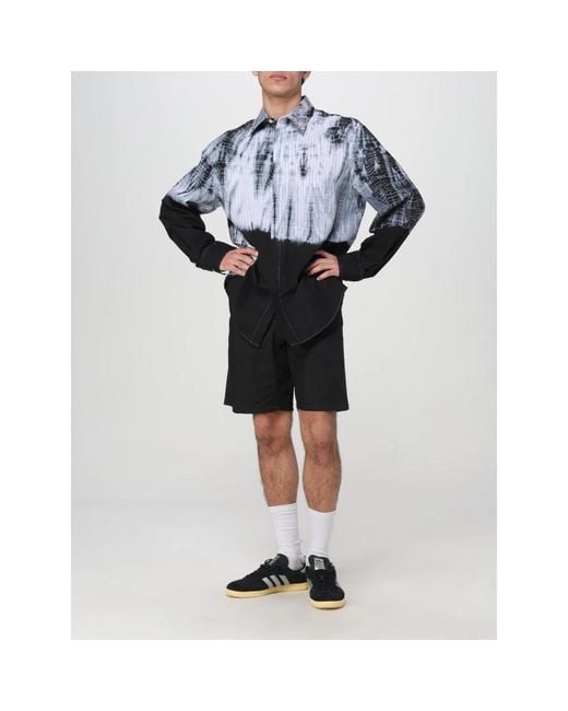 MSGM Black Casual Shorts for men