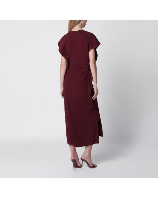 Victoria Beckham Red Midi Dresses