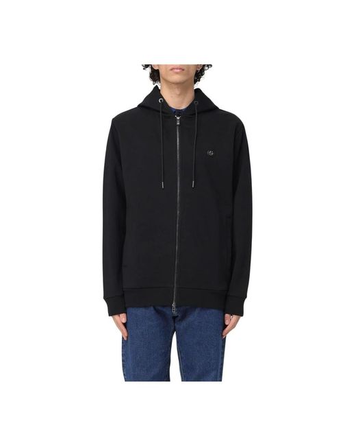 HUGO Schwarzer Boss Crewneck Sweatshirt in Black für Herren