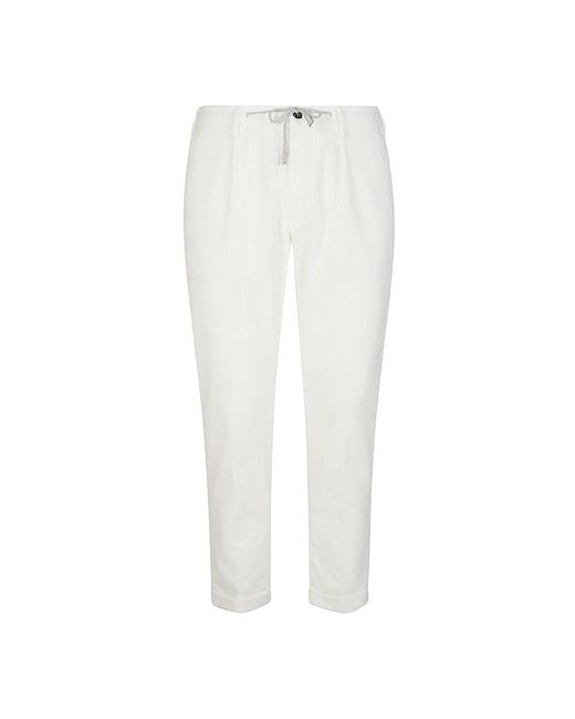 Eleventy White Chinos for men