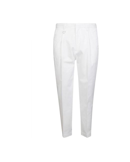 Trousers > suit trousers Paolo Pecora pour homme en coloris White