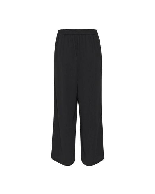 Kaffe Black Wide Trousers