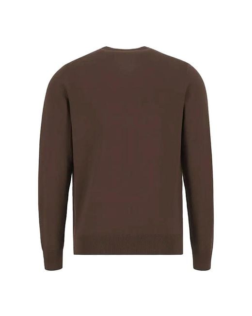 Fred Perry Brown Round-Neck Knitwear for men