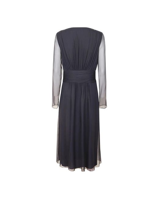Alberta Ferretti Blue Midi Dresses