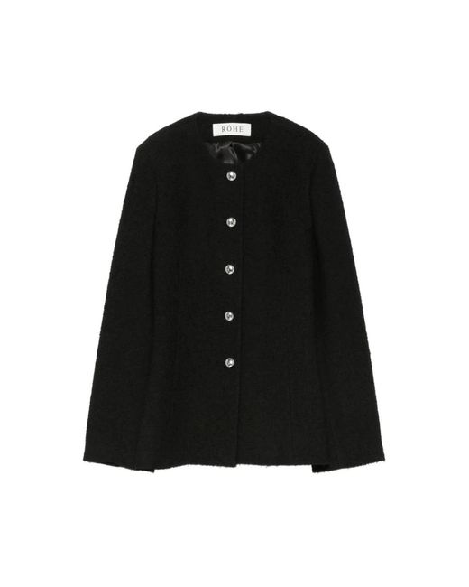 Light Jackets Rohe de color Black