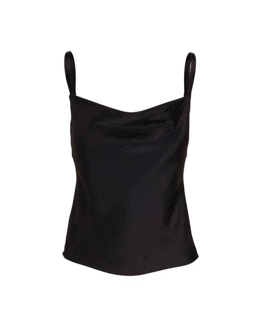 Sleeveless Tops Vince en coloris Black