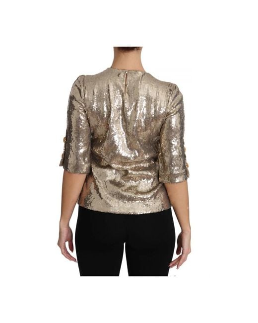 Dolce & Gabbana Black Blouses