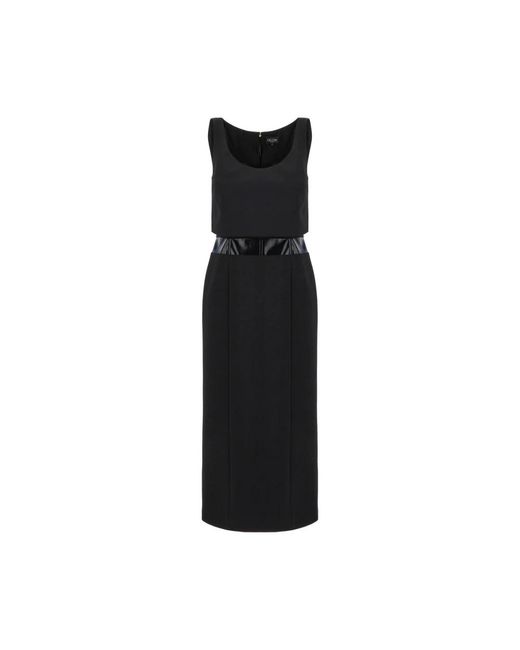 Del Core Kleedjes ,Zwart ,Maxi Jurk in het Black
