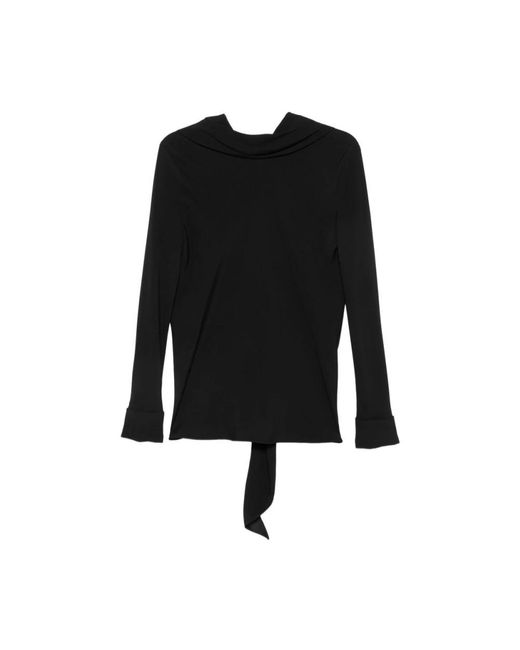 The Row Black Blouses