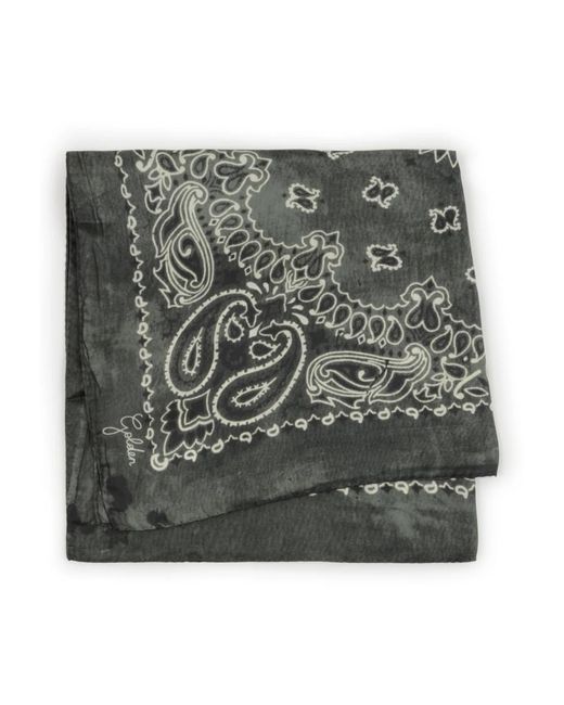 Golden Goose Deluxe Brand Green Silky Scarves for men