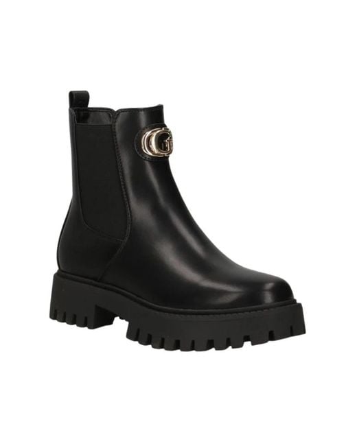 Guess Black Chelsea Boots