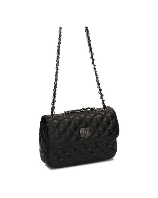 Kazar Black Gepolsterte Handtasche Mit Schwarzem Hardware