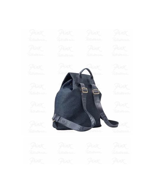 Borbonese Blue Backpacks