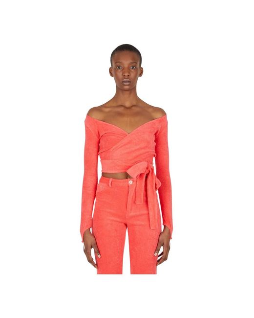 Maisie Wilen Red Blouses