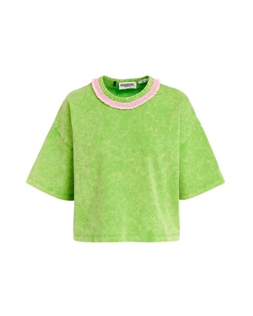 Essentiel Antwerp Green Grünes forte t-shirt