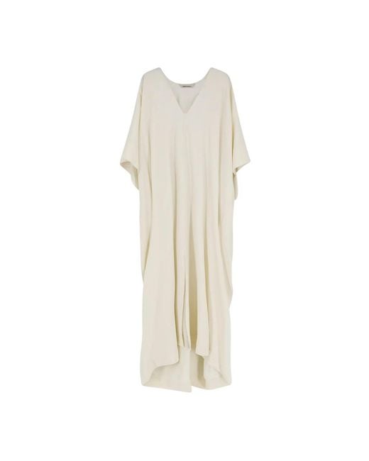 Alberta Ferretti Natural Maxi Dresses