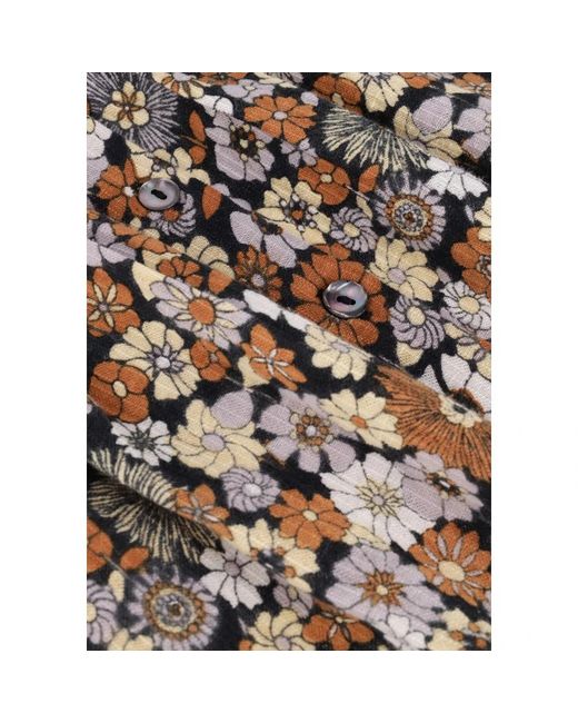 Antik Batik Overhemden ,Veelkleurig ,Colline Blouse in het Brown