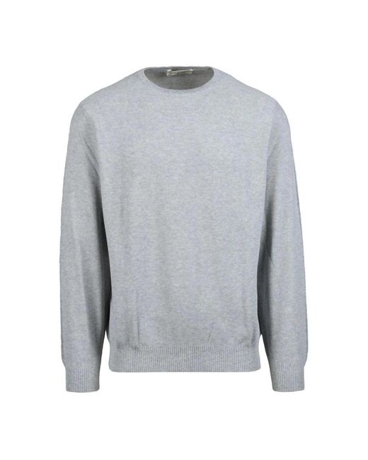 FILIPPO DE LAURENTIIS Baumwollpullover in Gray für Herren