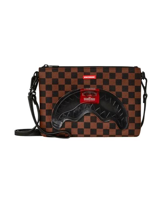 Sprayground Black Cross Body Bags for men