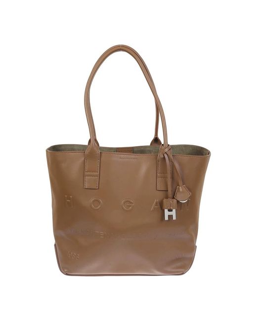 Hogan Brown Shopping Bags