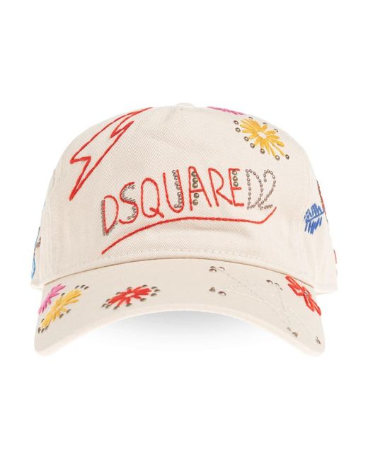 DSquared² Pink Caps for men