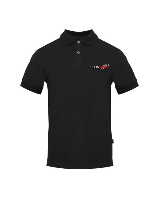Philipp Plein Black Polo Shirts for men