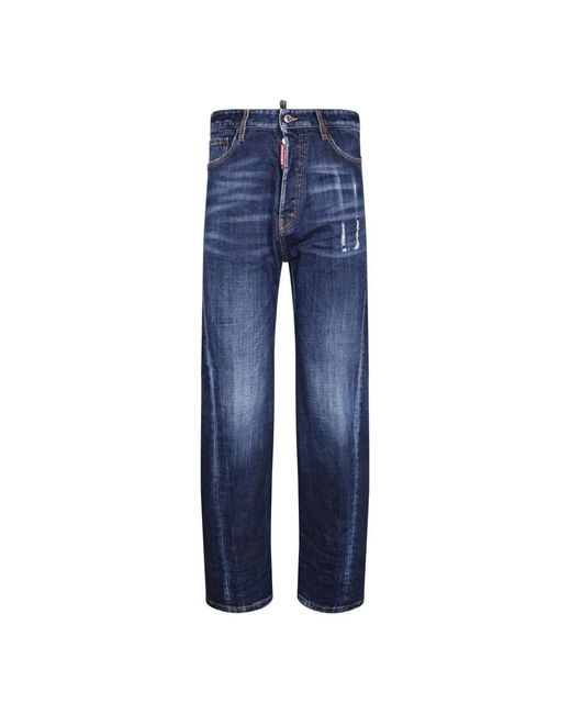 Straight Jeans DSquared² de hombre de color Blue